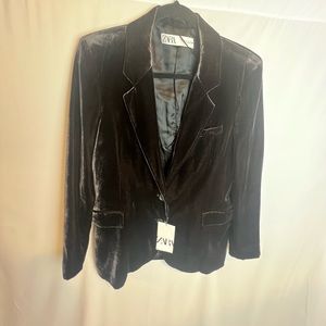 Zara Velvet Blazer